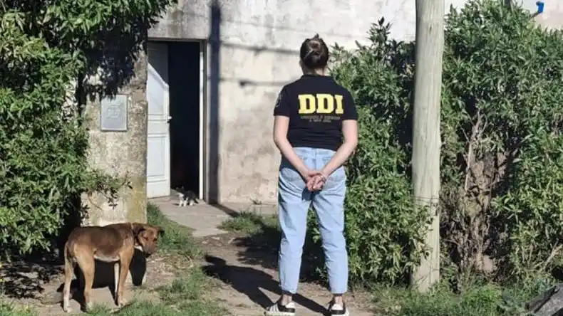 Allanamiento en Lobería por violencia de género: secuestran un arma de fuego y estupefacientes