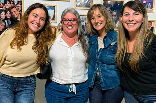 Dirigentes de Necochea presentes en el Encuentro de Mujeres del Frente Renovador