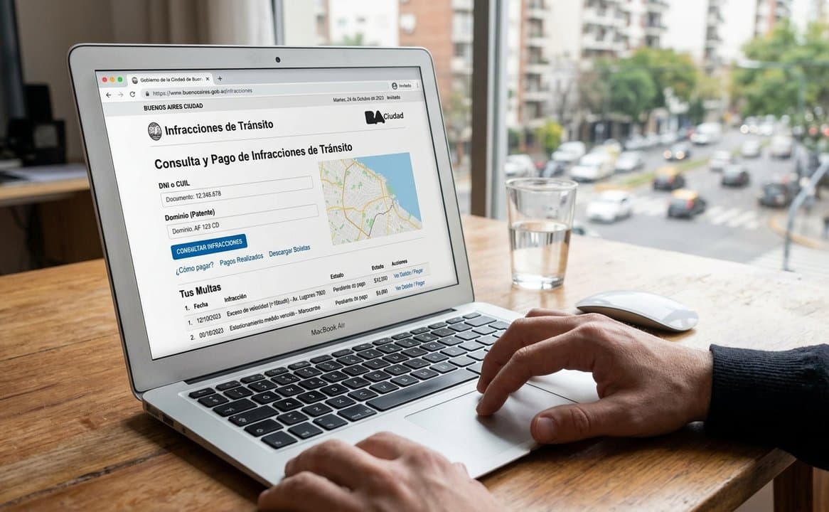 Advierten sobre la circulación de sitios web falsos para consultar infracciones de tránsito
