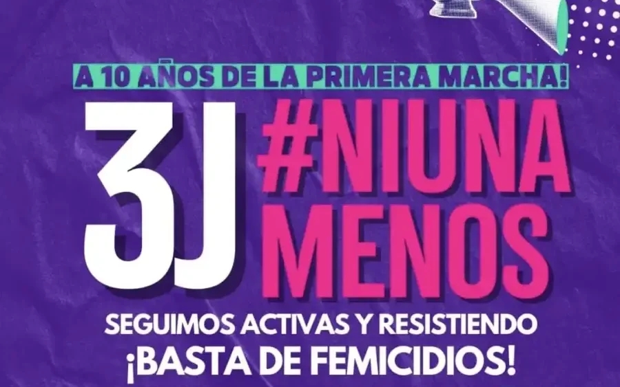 Convocan a marchar este martes por el 3J: concentración en Plaza Rocha a las 17:30