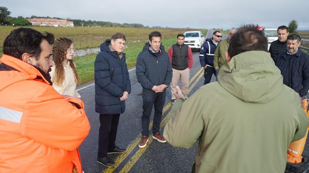 Rojas anunció obras en la ruta 228 y cuestionó la falta de inversión nacional