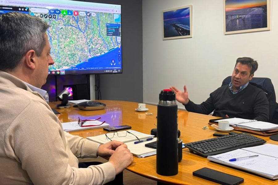 Gestiones en La Plata para avanzar con obras hídricas en Necochea