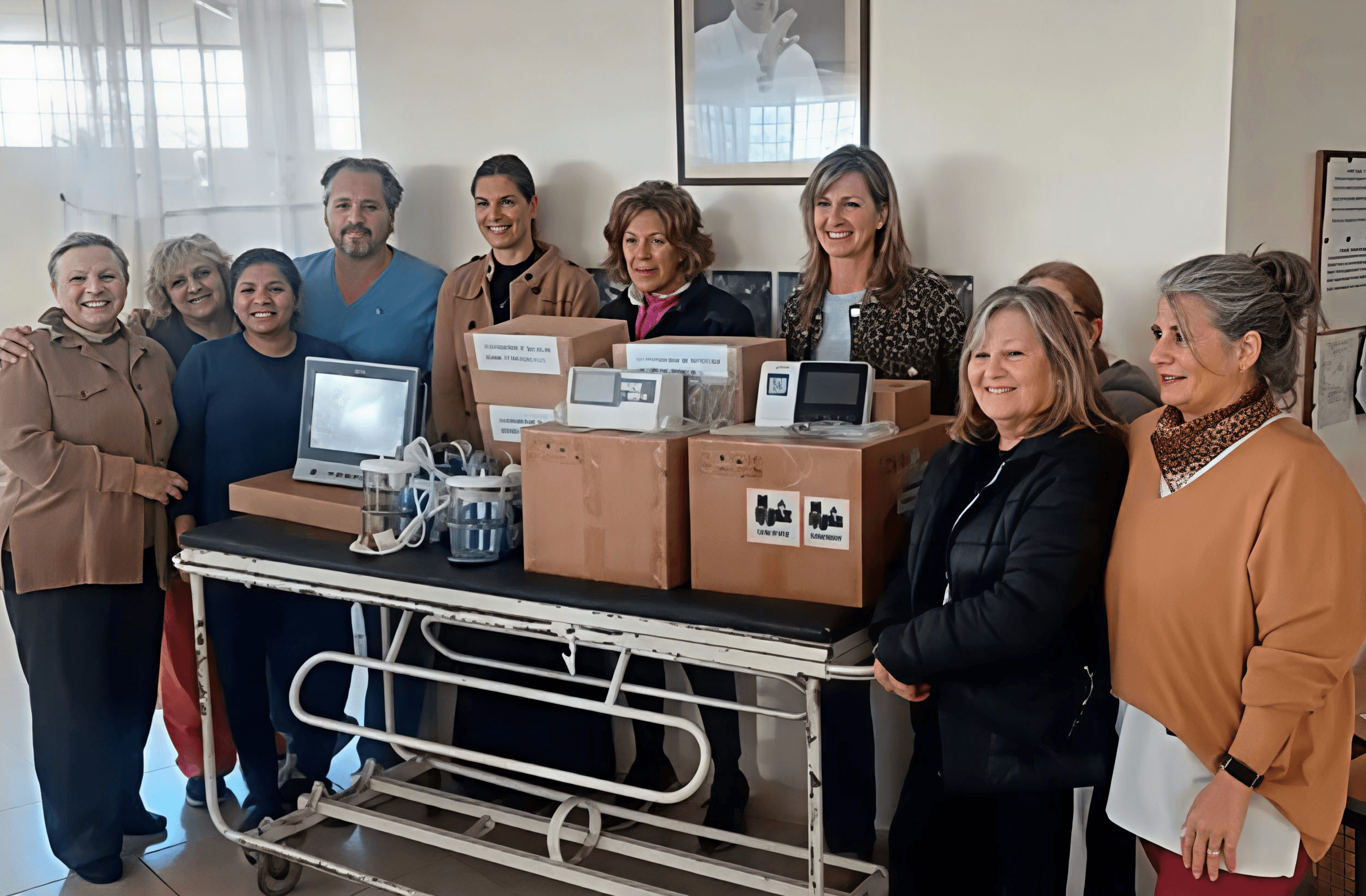 Donación millonaria de la Cooperadora en equipos para la Guardia del Hospital Ferreyra