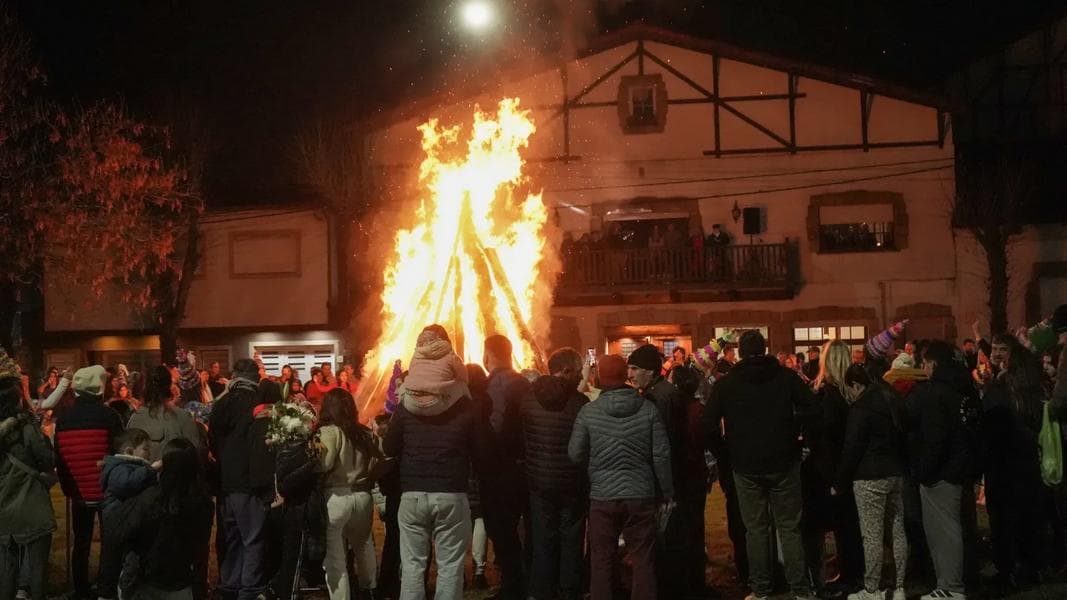 Vascos recrean celebración medieval