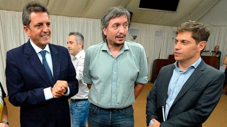 El peronismo ensaya una tregua: Kicillof, Massa y Máximo Kirchner se alinearon para defender las PASO