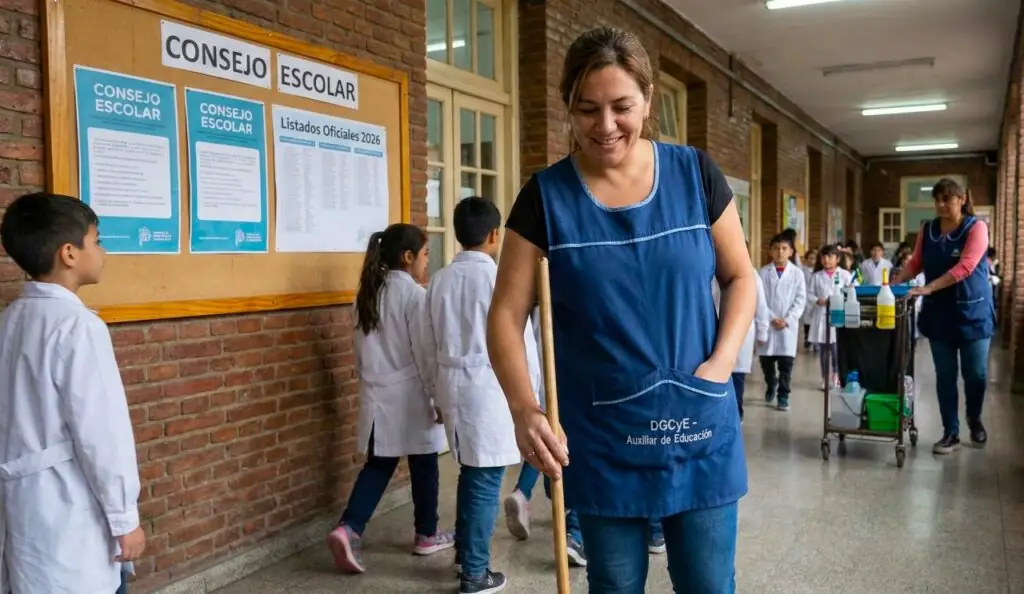 Abren la inscripción para auxiliares de escuelas en Necochea para el ciclo 2027