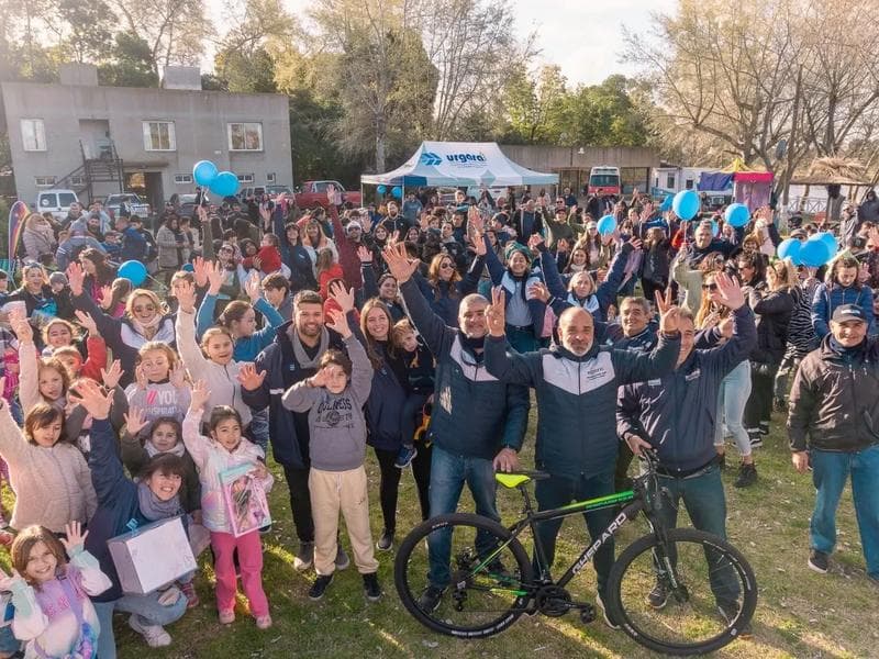 Recibidores de granos organizó una jornada recreativa para familias en Necochea